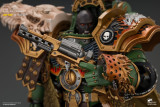 JOYTOY JT05367 Warhammer 40k 1:18 Salamanders Vulkan Primarch of the XVlllth Legion with Dawnbringer The Furnace's Heart and Dragon's Breath Gauntlet