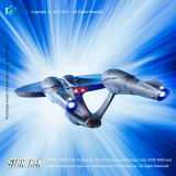 HIYA RAS0275 REPLICAart Series None Scale 15 Inch Star Trek 2009 USS Enterprise NCC-1701 Light Up Starship