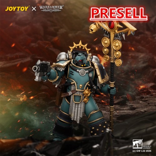 JOYTOY JT05459 Warhammer The Horus Heresy 1:18 Sons of Horus Herald Consul with Icon of Allegiance, Bolt Pistol and Power Weapon