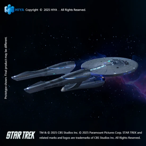 HIYA RAS0275 REPLICAart Series None Scale 15 Inch Star Trek 2009 USS Enterprise NCC-1701 Light Up Starship