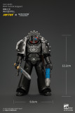 JOYTOY JT05022 Warhammer The Horus Heresy 1:18 Iron Hands MkVI Tactical Sergeant with Bolter, Plasma Pistol & Power sword