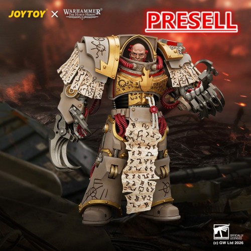 JOYTOY JT05374 Warhammer The Horus Heresy 1:18 Word Bearers Kor Phaeron with Patriarch's Claws