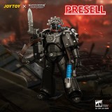 JOYTOY JT05022 Warhammer The Horus Heresy 1:18 Iron Hands MkVI Tactical Sergeant with Bolter, Plasma Pistol & Power sword