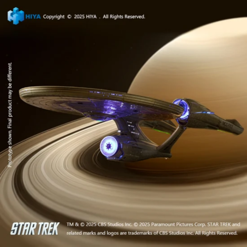 HIYA RAS0275 REPLICAart Series None Scale 15 Inch Star Trek 2009 USS Enterprise NCC-1701 Light Up Starship
