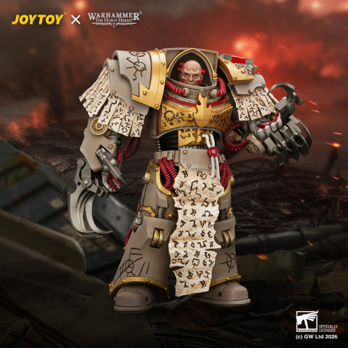 JOYTOY JT05374 Warhammer The Horus Heresy 1:18 Word Bearers Kor Phaeron with Patriarch's Claws