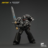 JOYTOY JT05022 Warhammer The Horus Heresy 1:18 Iron Hands MkVI Tactical Sergeant with Bolter, Plasma Pistol & Power sword