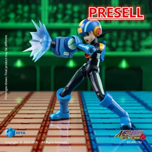 HIYA Exquisite Basic Series None Scale 4.9 Inch Mega Man Battle Network Series MegaMan.EXE