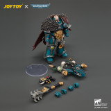 JOYTOY JT05053 Warhammer 40k 1:18 Alpha Legion Chaos Lord with Plasma Pistol and Accursed Weapon
