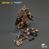 JOYTOY JT05046 Warhammer 40k 1:18 Black Legion Chaos Lord with Power Fist, Plasma Pistol and Astartes Chainblade