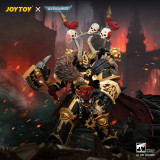 JOYTOY JT05046 Warhammer 40k 1:18 Black Legion Chaos Lord with Power Fist, Plasma Pistol and Astartes Chainblade