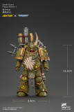 JOYTOY Warhammer 40k 1:18 Death Guard Typhus Herald of the Plague God and Plague Marine 1 with Boltgun and Icon of Despair