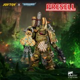 JOYTOY Warhammer 40k 1:18 Death Guard Typhus Herald of the Plague God and Plague Marine 1 with Boltgun and Icon of Despair
