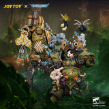 JOYTOY Warhammer 40k 1:18 Death Guard Typhus Herald of the Plague God and Plague Marine 1 with Boltgun and Icon of Despair