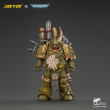 JOYTOY Warhammer 40k 1:18 Death Guard Typhus Herald of the Plague God and Plague Marine 1 with Boltgun and Icon of Despair
