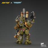 JOYTOY Warhammer 40k 1:18 Death Guard Typhus Herald of the Plague God and Plague Marine 1 with Boltgun and Icon of Despair