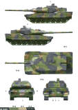 TRUMPETER 82403 1/35 German Leopard 2 A6EX Main Battle Tank