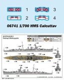 TRUMPETER 06741 1/700 HMS Kolkata Light Cruiser