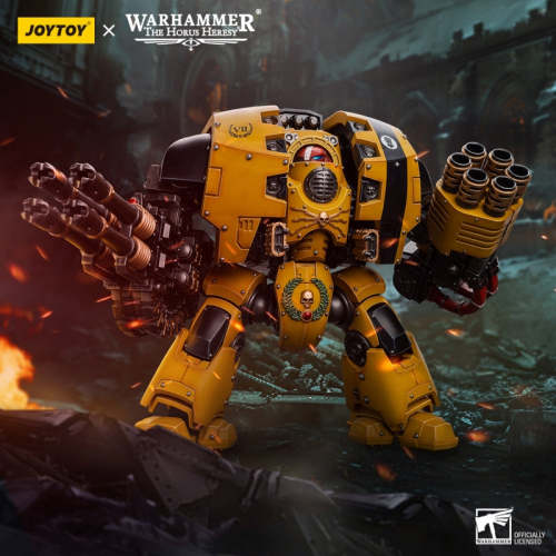 JOYTOY JT9978 Warhammer The Horus Heresy 1: 18 Imperial Fists Leviathan Dreadnought with Cyclonic Melta Lance and Storm Cannon