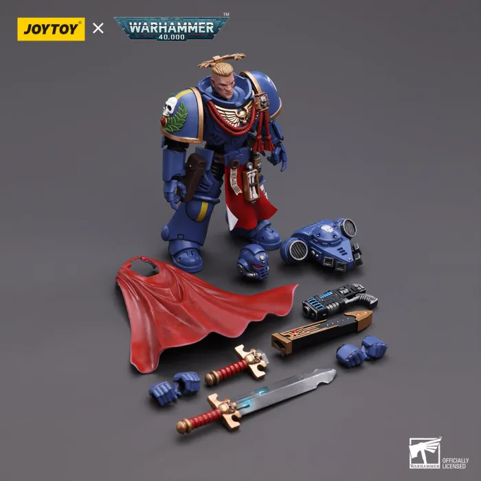 JOYTOY JT6441 Warhammer 40k 1: 18  Ultramarines  Primaris Captain with Power Sword and Plasma Pistol