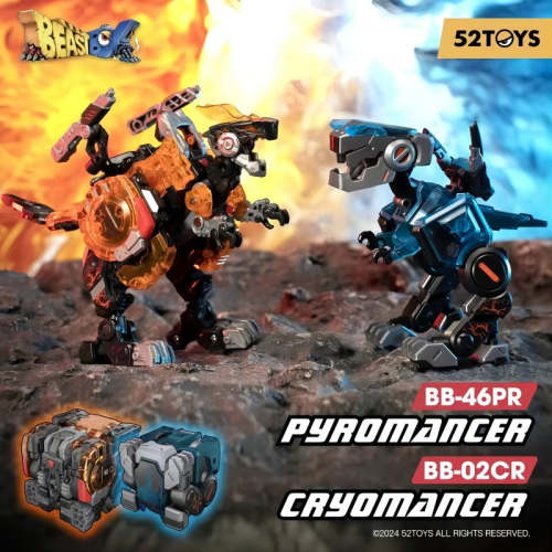 52TOYS BeastBox BB-46PR Pyromancer & BB-02CR Icemancer