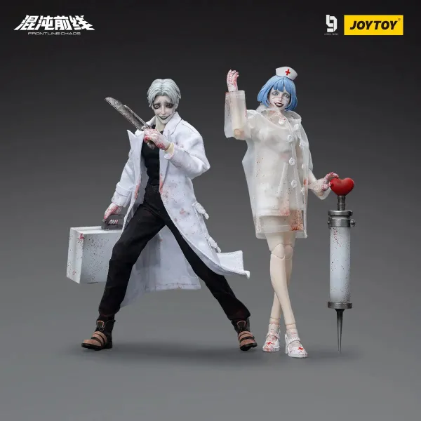 JOYTOY 1:12 FRONTLINE CHAOS Dark Doctor and Mad Nurse