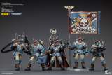 JOYTOY Warhammer 40k 1: 18 Astra Militarum Tempestus Scions Command Squad 55th Kappic Eagles