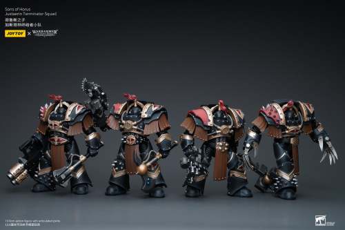 JOYTOY Warhammer The Horus Heresy 1:18 Sons of Horus Justaerin Terminator Squad