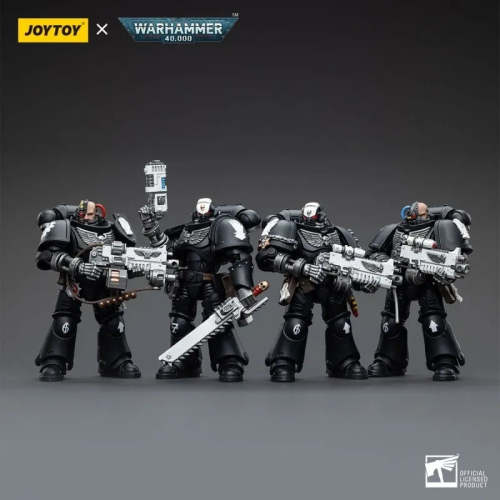 JOYTOY JT5284+5307+5314+5321 Warhammer 40k 1: 18 Iron Hands Intercessors