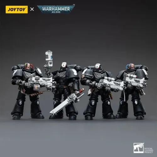 JOYTOY JT5284+5307+5314+5321 Warhammer 40k 1: 18 Iron Hands Intercessors