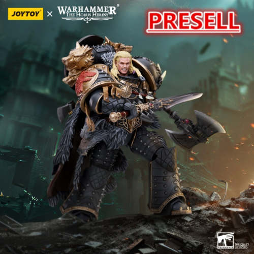 JOYTOY JT6137 Warhammer The Horus Heresy 1:18 Space Wolves Leman Russ Primarch of the VIth Legion