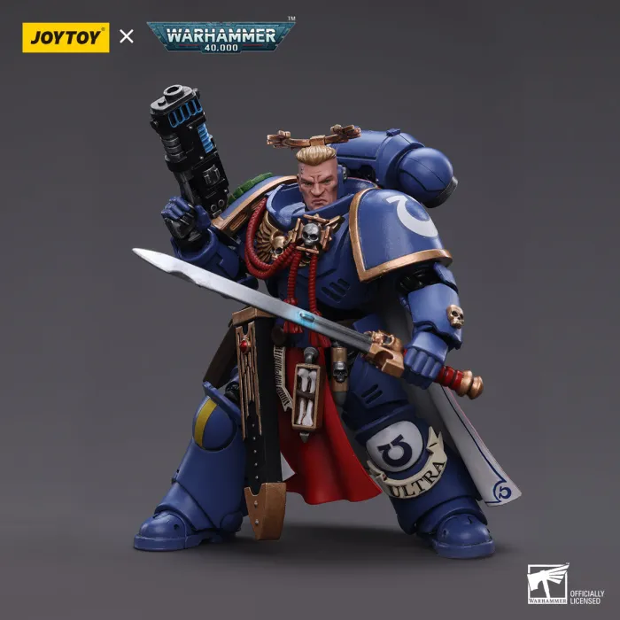 JOYTOY JT6441 Warhammer 40k 1: 18  Ultramarines  Primaris Captain with Power Sword and Plasma Pistol