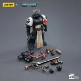 JOYTOY Warhammer 40k 1: 18 Black Templars Marshal Primaris Sword Brethren and Emperors Champion