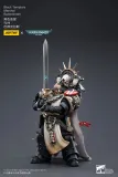 JOYTOY Warhammer 40k 1: 18 Black Templars Marshal Primaris Sword Brethren and Emperors Champion