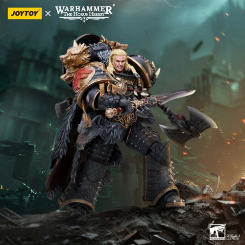 JOYTOY JT6137 Warhammer The Horus Heresy 1:18 Space Wolves Leman Russ Primarch of the VIth Legion