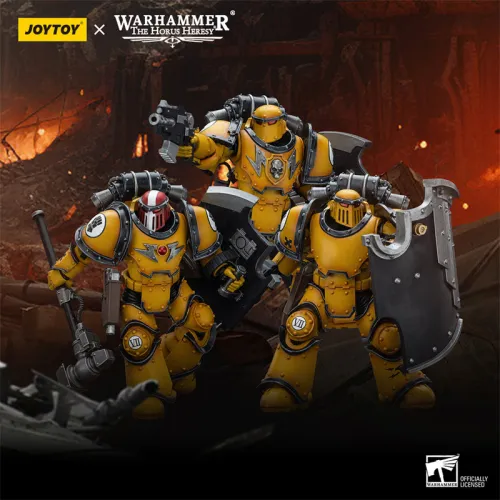 JOYTOY Warhammer The Horus Heresy 1:18 Imperial Fists Legion MkIII Breacher Squad