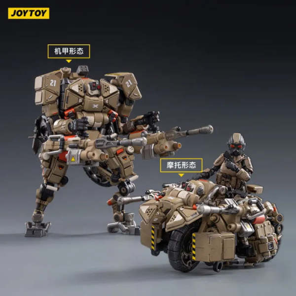 JOYTOY JT1019 1:18 X-HH02 Hurricane-Heavy Firepower Dual Mode Mecha ( Sand )