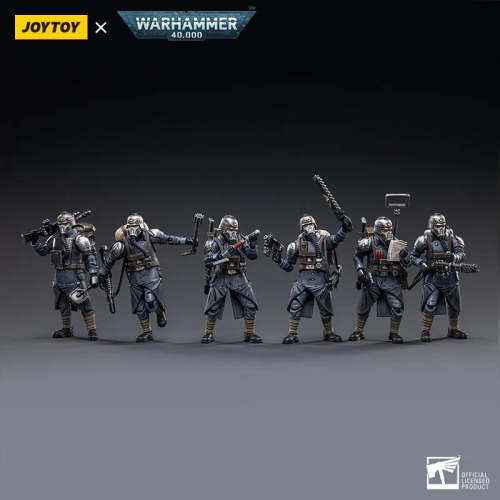 JOYTOY Warhammer 40k 1: 18 Death Korps of Krieg Veteran Squad