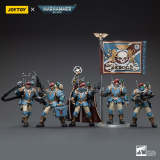 JOYTOY Warhammer 40k 1: 18 Astra Militarum Tempestus Scions Command Squad 55th Kappic Eagles