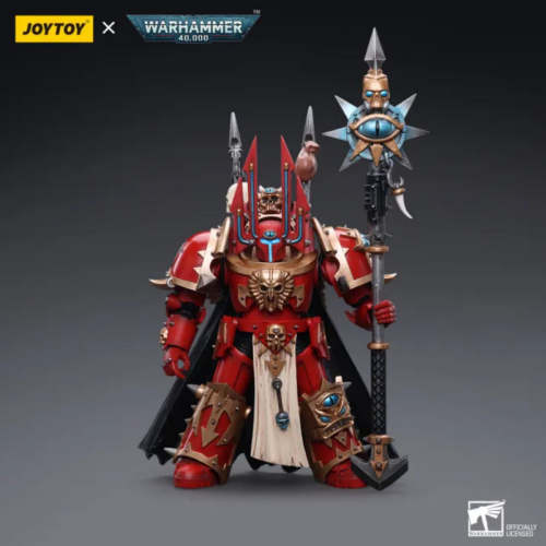 JOYTOY JT6816 Warhammer 40k 1: 18 ChaosSpace Marines Crimson Slaughter Sorcerer Lord in Terminator Armour