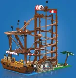 Mould King 11013 Double Helix Roller Coaster