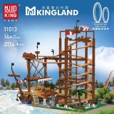 Mould King 11013 Double Helix Roller Coaster