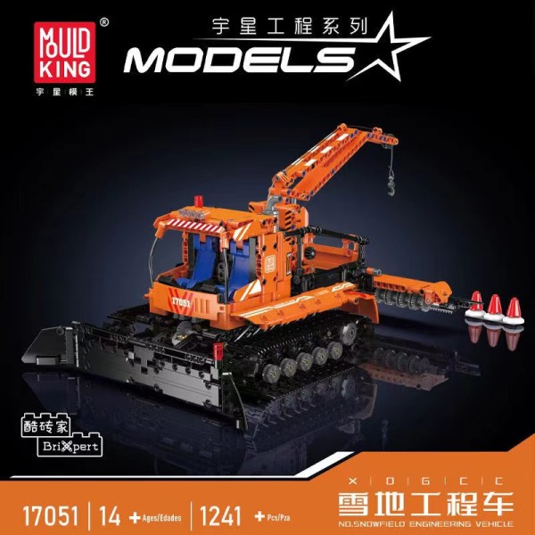 Mould King 17051 Snowfield Engineering Vehicle