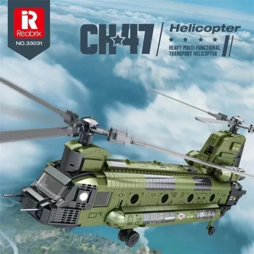 Reobrix  33031 CH-47 Transport Helicopter Chinook