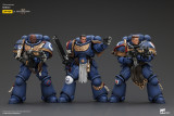 JOYTOY Warhammer 40k Space Marine 2 1: 18 Ultramarines Lieutenant Titus, Sergeant Gadriel and Brother Chairon