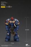 JOYTOY Warhammer 40k Space Marine 2 1: 18 Ultramarines Lieutenant Titus, Sergeant Gadriel and Brother Chairon