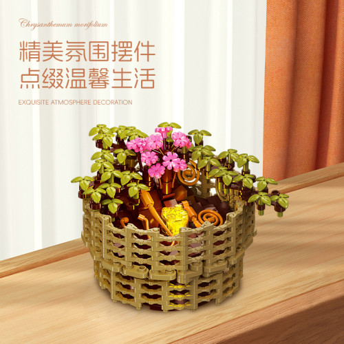 JIE STAR JJ9109 Thousand-flowered chrysanthemum potted plant