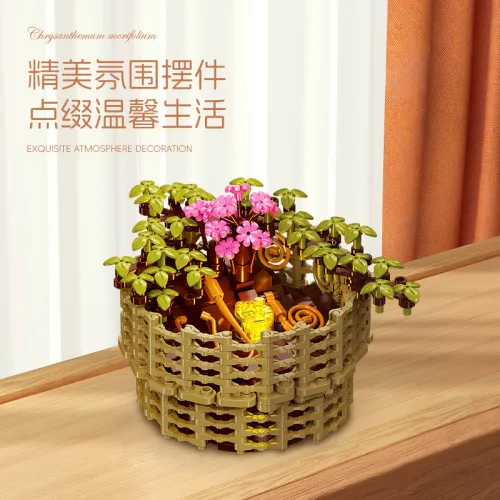 JIE STAR JJ9109 Thousand-flowered chrysanthemum potted plant