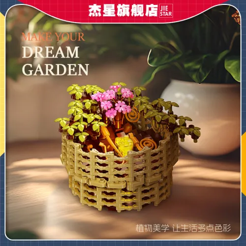JIE STAR JJ9109 Thousand-flowered chrysanthemum potted plant