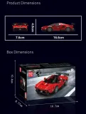 Mould King 27069 P80C supercar