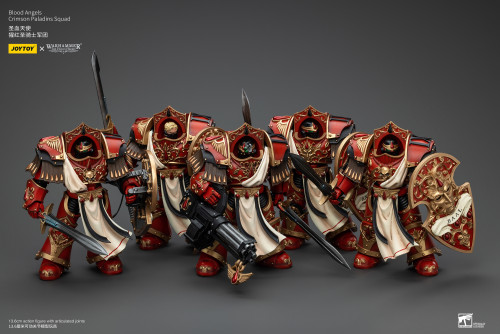 JOYTOY Warhammer 40k 1: 18 Blood Angels Crimson Paladins Squad